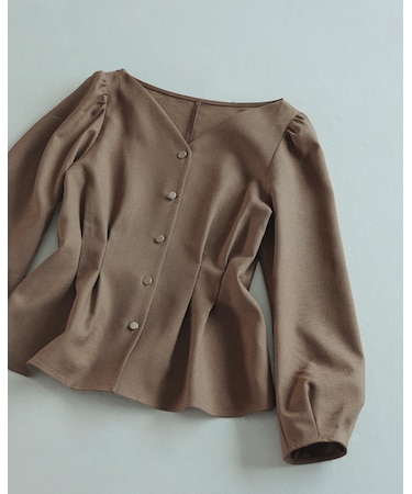 <ちょうど、いい服>きゅっと、メリハリ仕掛けトップス