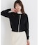 ＜EC限定カラー：ネイビー系＞＜ちょうど、いい服＞“それどこの？”褒められ配色カーディガン