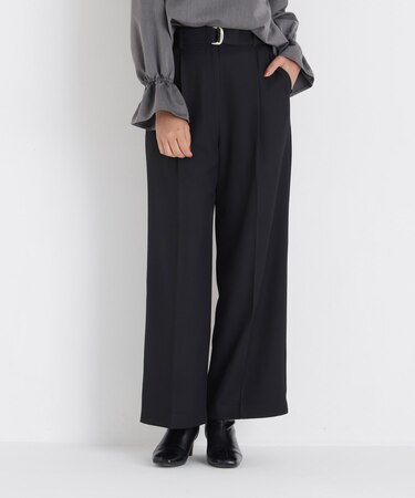 ＜ちょうど、いい服＞いつでもどこでも。ロングシーズンワイドパンツ