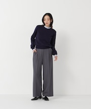 ＜ちょうど、いい服＞いつでもどこでも。ロングシーズンワイドパンツ