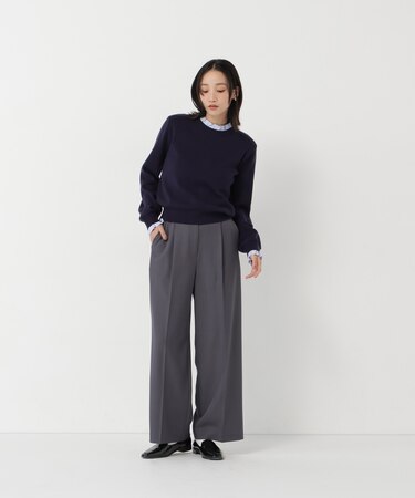 <ちょうど、いい服>いつでもどこでも。ロングシーズンワイドパンツ