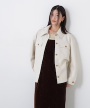 〈N.〉フェイクレザーＣＰＯジャケット