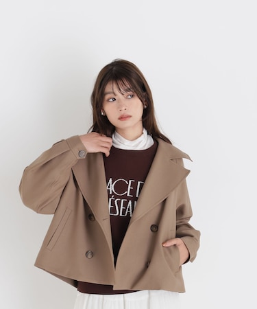 <ちょうど、いい服>「おはよう」から「おつかれさま」まで。 毎日ハーフトレンチ