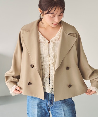 <ちょうど、いい服>「おはよう」から「おつかれさま」まで。 毎日ハーフトレンチ