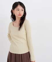 〈N.〉アイレットニット