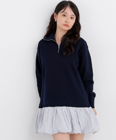 〈N.〉バルーンミニニットワンピース