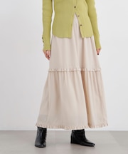 〈N.〉ティアードフリルスカート