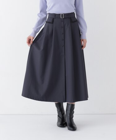 トレンチディティールスカート
