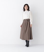 トレンチディティールスカート