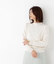 総針ベーシックシリーズ長袖 ハイネックニット
