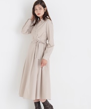 レースレイヤードカシュクールワンピース