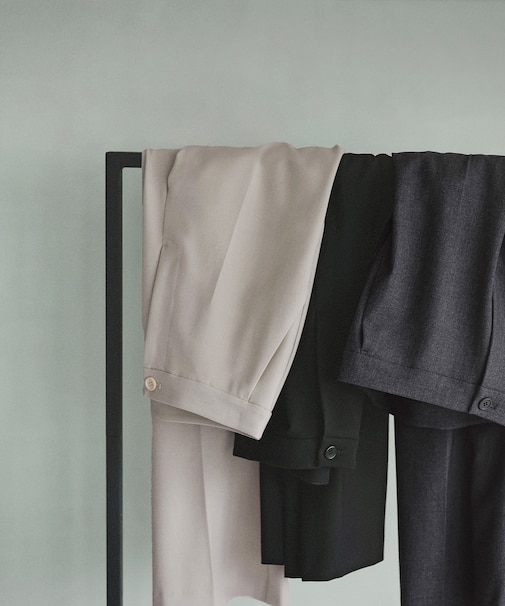 <ちょうど、いい服>立ち姿に自信が持てる洗練パンツ