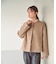 ＜EC限定カラー：モカ＞＜ちょうど、いい服＞“いつもの”が見違えるハーフコート