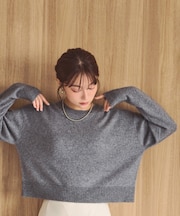＜ちょうど、いい服＞毎日着惚れるクロップドニット