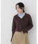 ＜EC限定カラー：ライトグリーン＞＜ちょうど、いい服＞品よく、ゆるく。スキッパーニット