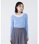 〈NAVY NAVY〉レース襟取り外し2WAYリブニット
