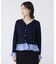 〈NAVY NAVY〉 マルチWAY総針ニットカーディガン