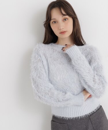 フェザーヤーンリラクシーニット