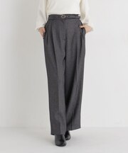 ベルテッドワイドパンツ