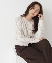ダイヤラインカーディガン