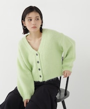 フラッフィーVネックカーディガン