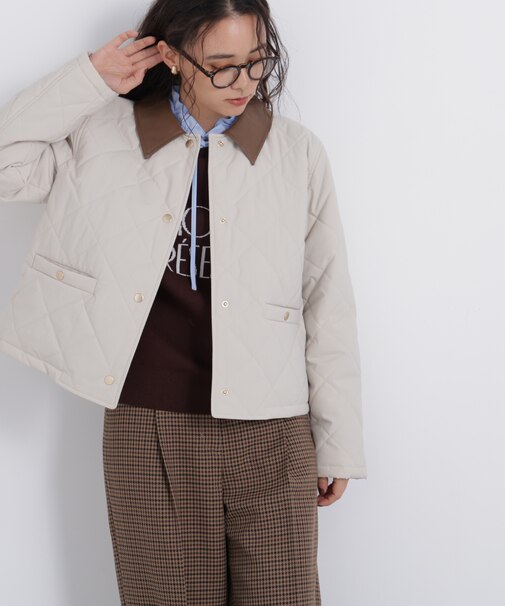 〈N.〉キルティングブルゾン