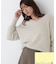 ＜ちょうど、いい服＞柔らか、ほおずりフォックス混ニット　26AW