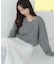 ＜ちょうど、いい服＞柔らか、ほおずりフォックス混ニット　26AW