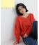＜ちょうど、いい服＞柔らか、ほおずりフォックス混ニット　26AW