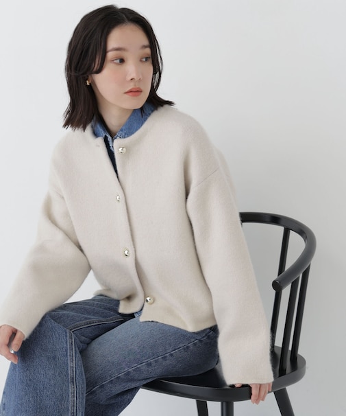 接結ニットジャケット