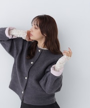 接結ニットジャケット