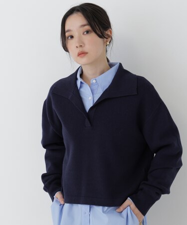スキッパーニット