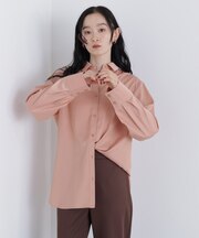 〈N.〉グロッシーベーシックシャツ