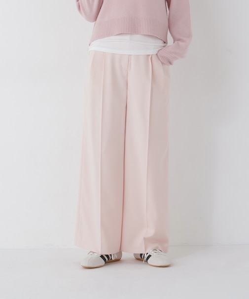 ツイルタックワイドパンツ