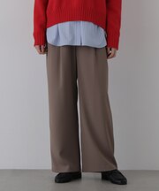 タックワイドパンツ