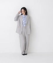 ダブルブレストボクシー SETUP セミワイドパンツ