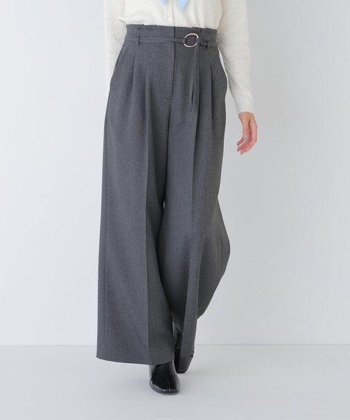 ダブルベルトワイドパンツ 26AW