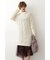 《岡副麻希 着用》◆ミックスケーブルニットサックワンピース