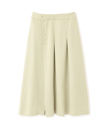 ◆ボタンディティールタックフレアスカート