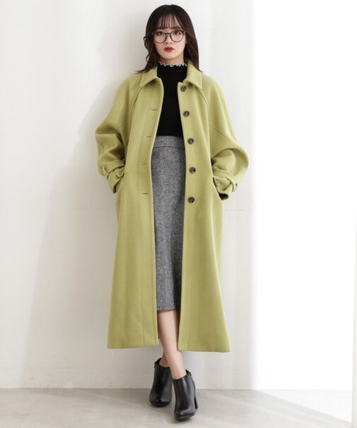 [Sシリーズ対応商品]ジャージメルトンステンカラーコート