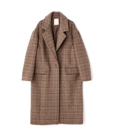 [Sシリーズ対応商品]ウール混オーバーシングルチェスターコート