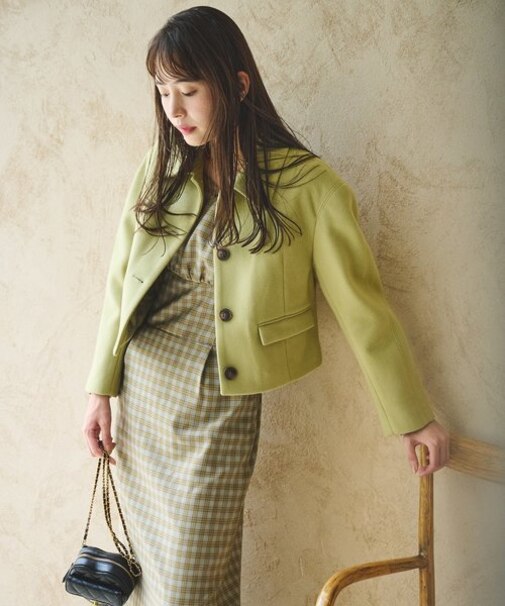 バナナスリーブショート丈ブルゾン