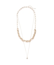 ロングチェーンダブルネックレス