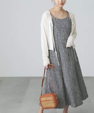 [低身長サイズ／Sシリーズ]ワッシャーマーメイドキャミワンピース