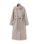 [低身長サイズ／Sシリーズ]スタンドカラーロングコート