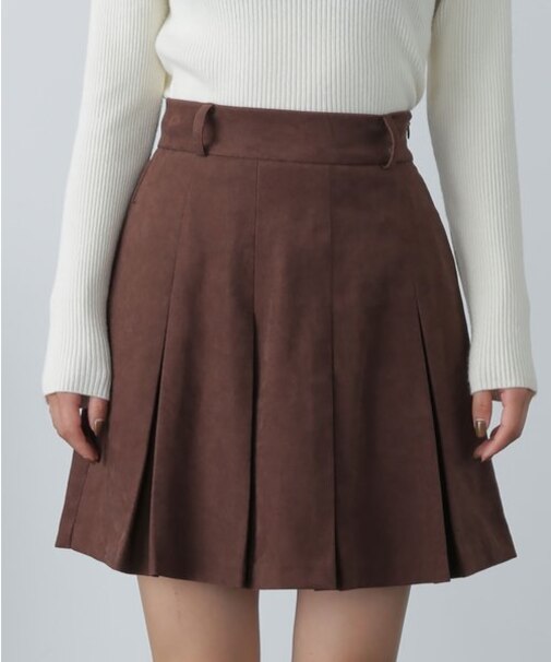 プリーツミニスカート
