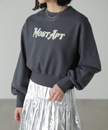 サガラワッペンショート丈スウェット