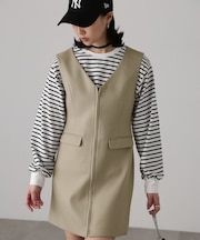 ジップ使いミニジャンスカ