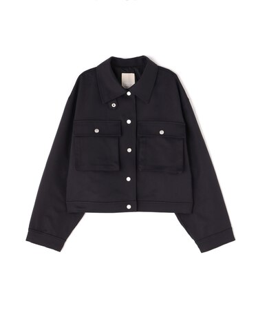 アウトポケットクロップドブルゾン