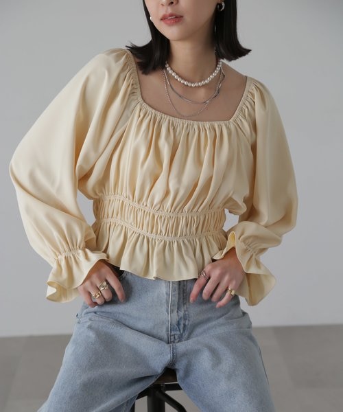 ツイードアメスリペプラムトップス NATURAL BEAUTY BASIC｜ツイードアメスリペプラムトップス | Rakuten